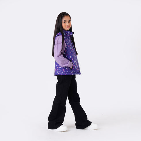 PRINTED GILET JACKET